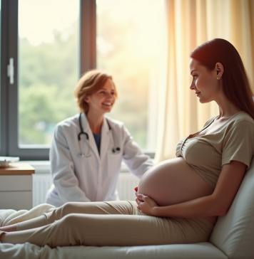 Femmes enceintes, sportifs, patients chroniques : qui a besoin d’une échographie ? Femme enceinte lors d'une échographie dans une clinique moderne